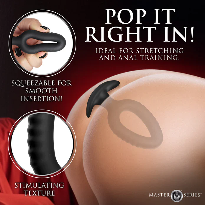 3 Piece Hollow Silicone Anal Trainer Set by Master Series - Image 5