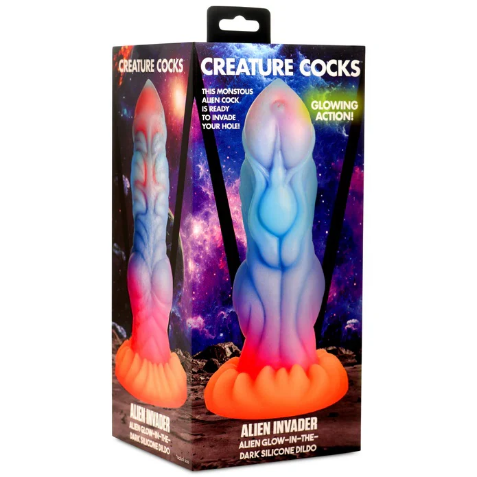 ALIEN INVADER GLOW-IN-THE-DARK DILDO - Image 10
