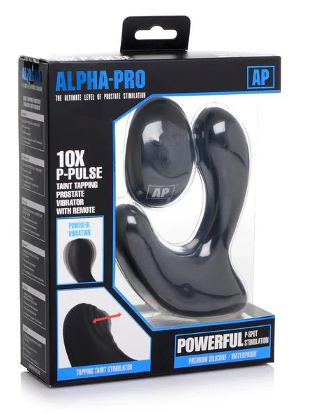 Alpha-Pro 10X P-Pulse Taint Tapping Silicone Prostate Stimulator - Image 8