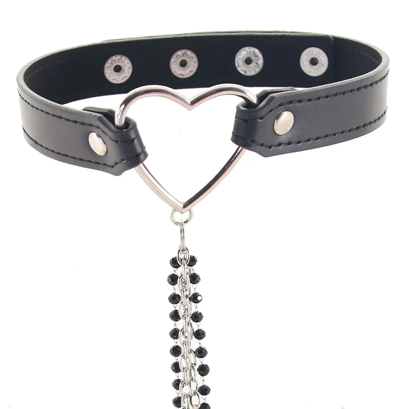 Amor Collar with Nipple Chains and Clamps by Sex & Mischief - Image 2