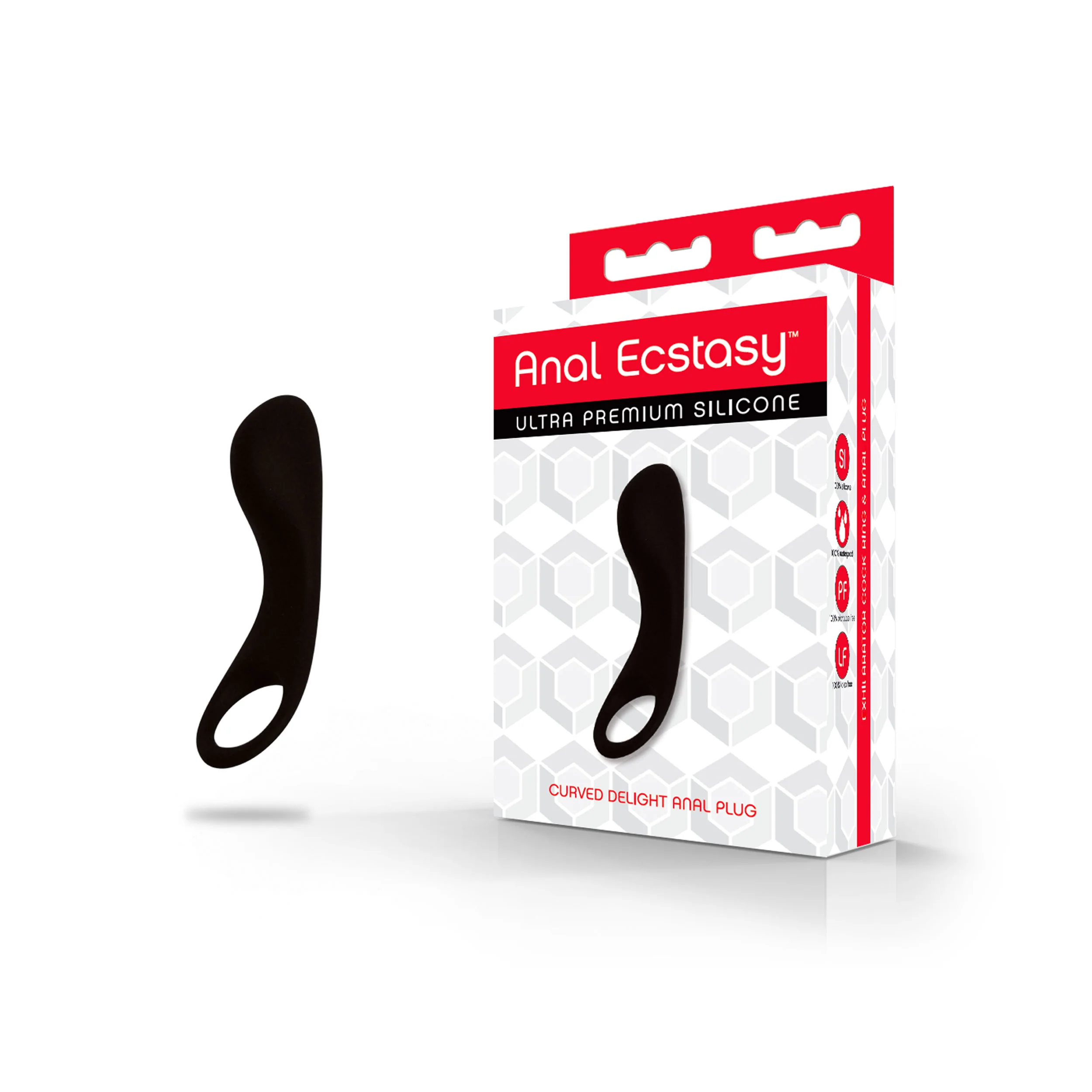 Anal Ecstasy Curved Delight Anal Plug - Image 3