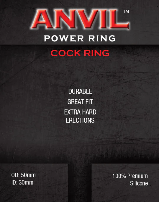 Anvil Blue/Black Power Ring - Image 4