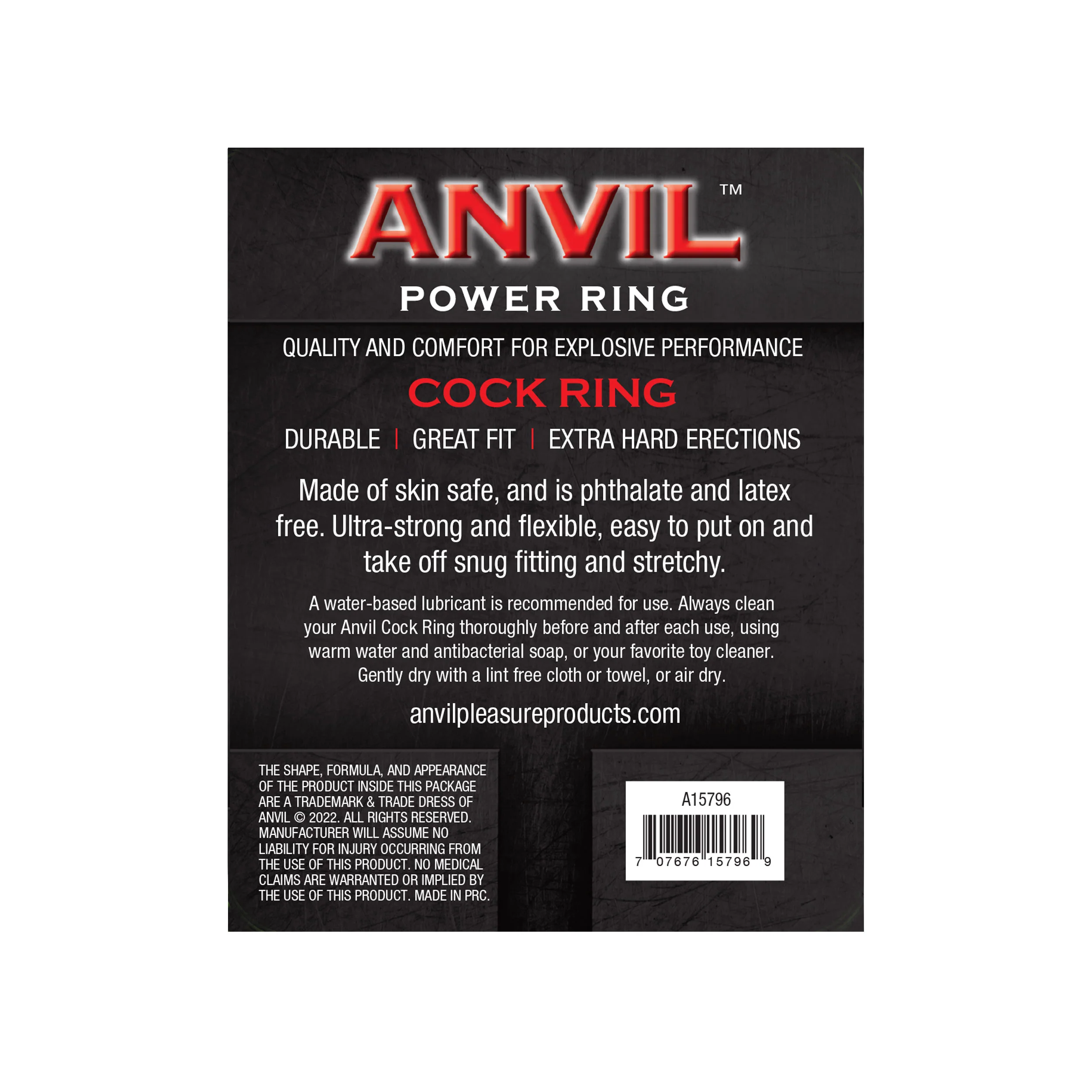 Anvil Blue Power Ring - Image 4