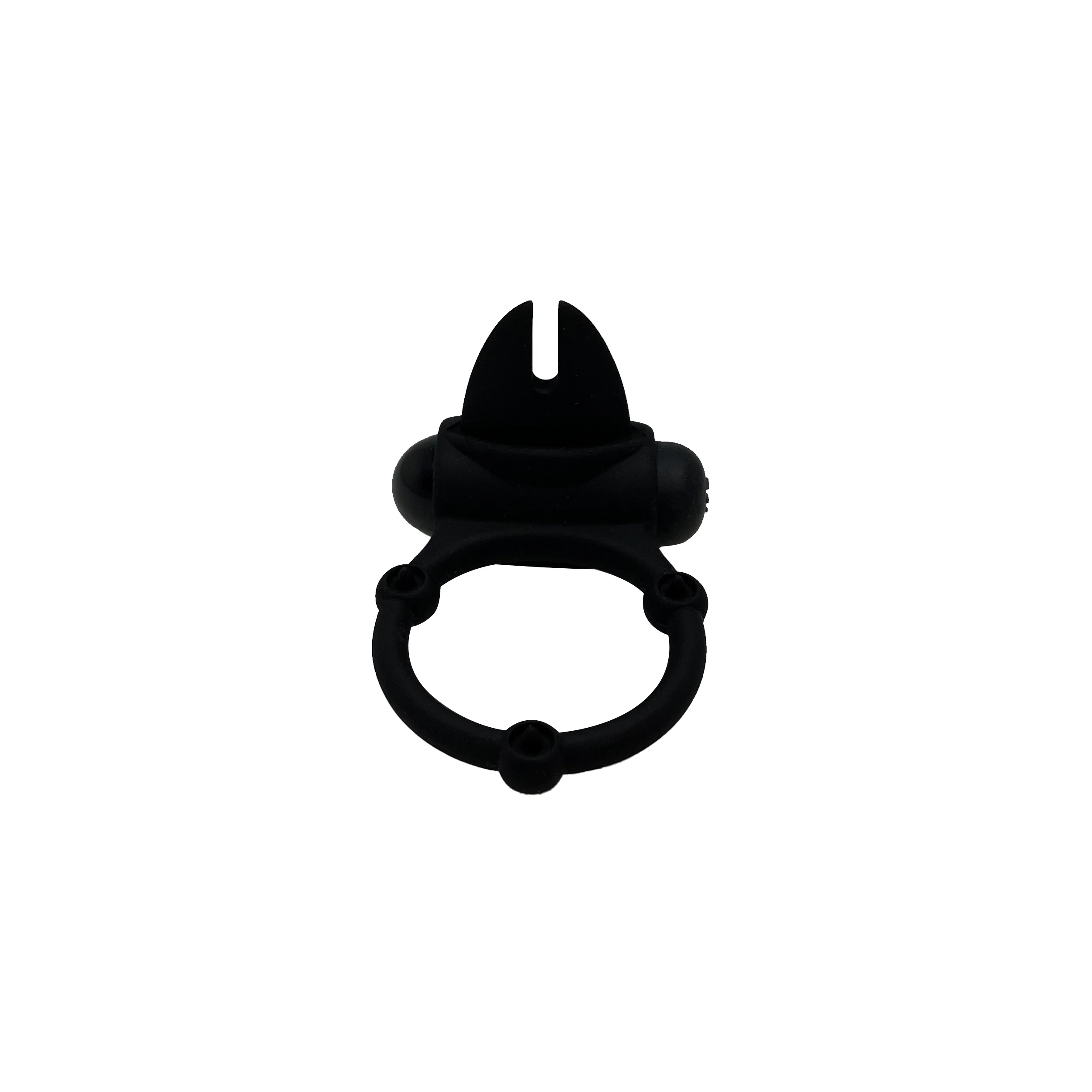 Anvil Buzz Vibrating Cock Ring in Black - Image 2