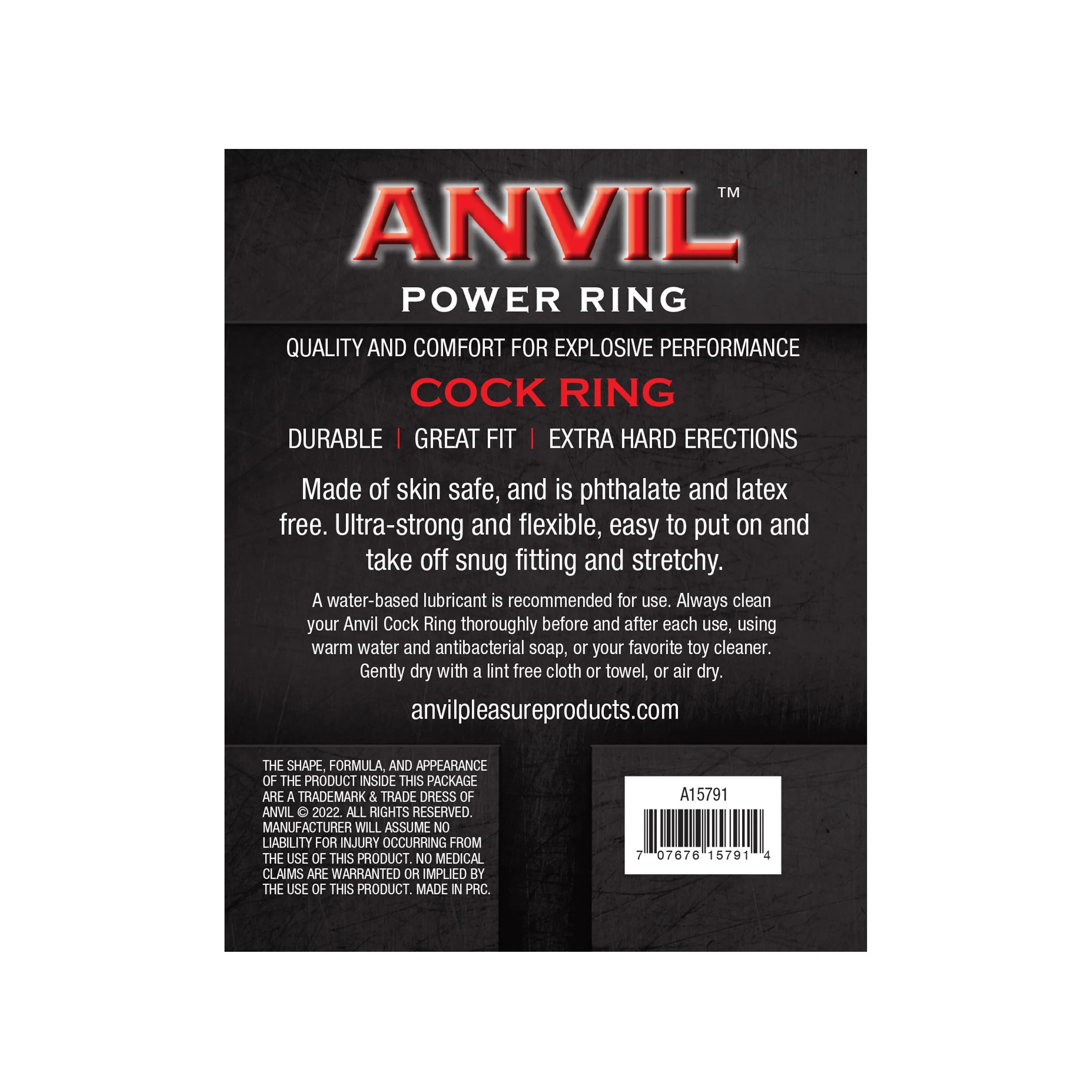 Anvil Glow-in-the-Dark Green Power Ring - Image 4