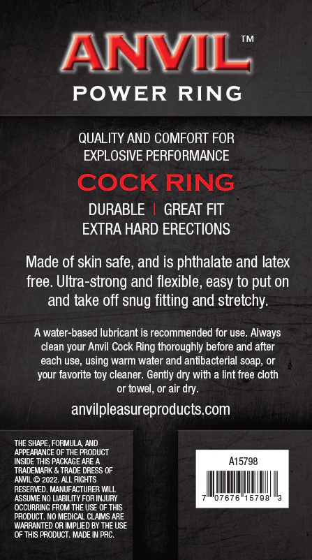 Anvil GND Blue/Black Power Ring - Image 4