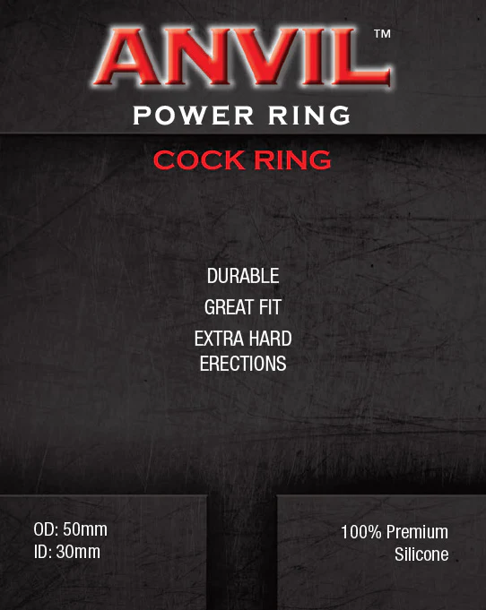 Anvil Red/Black Power Ring - Image 3
