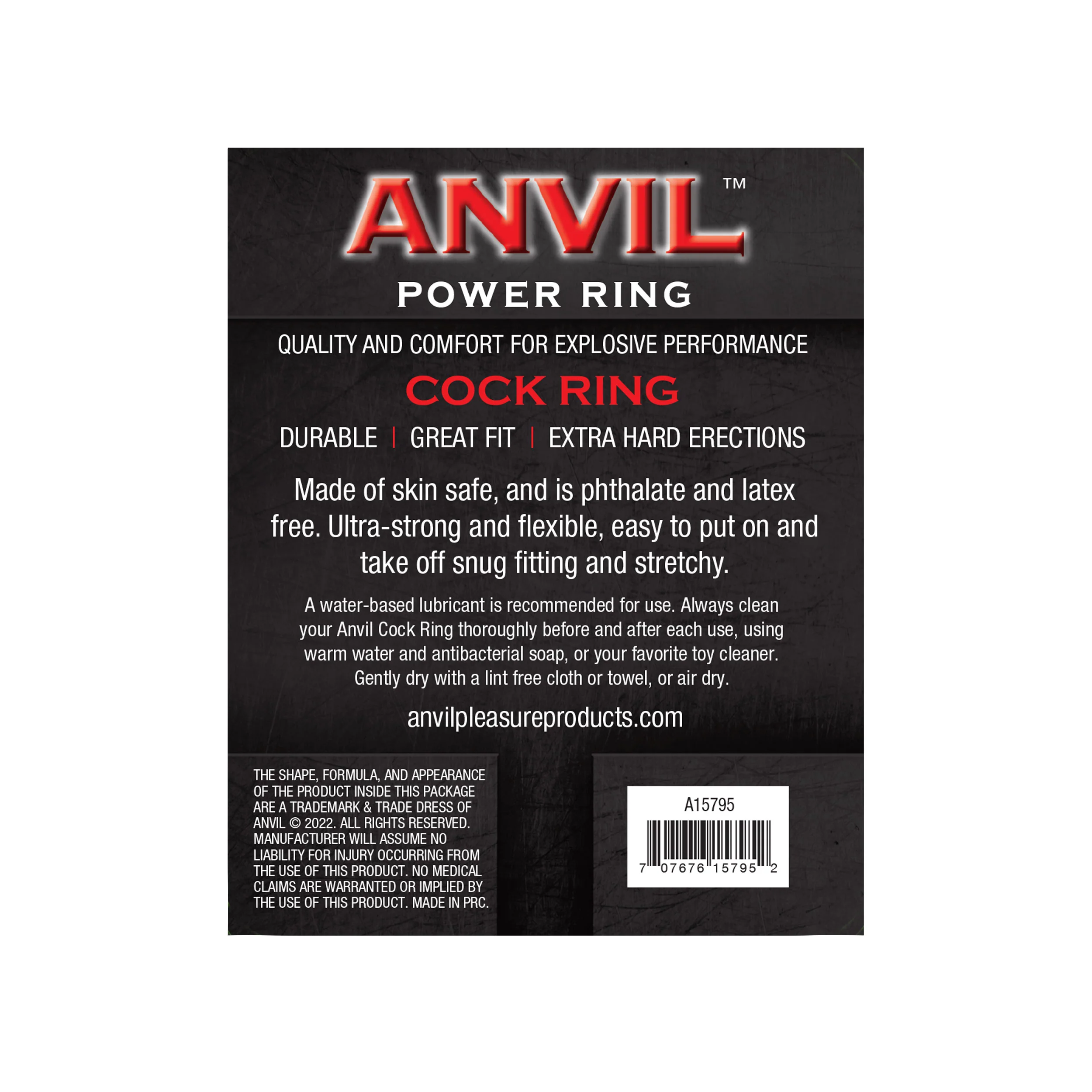 Anvil Red Power Ring - Image 4