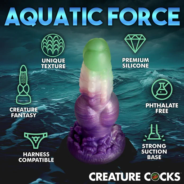 AQUA PHOENIX SILICONE DILDO - Image 7