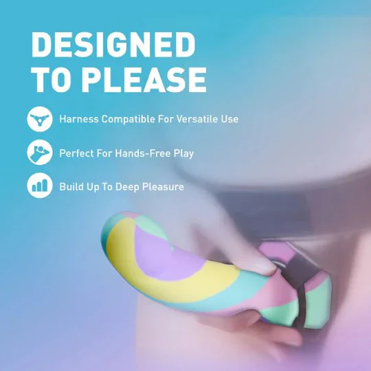 Avant Handcrafted Daydream Rainbow Dildo 5.75in - Image 6