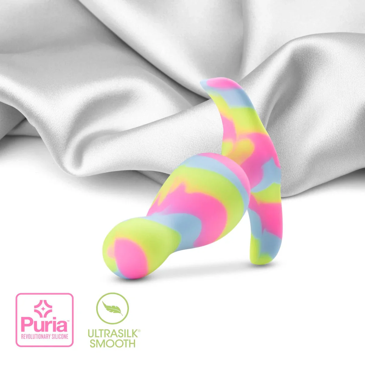 Avant Handcrafted Kaleido Lime 3in Butt Plug - Image 9