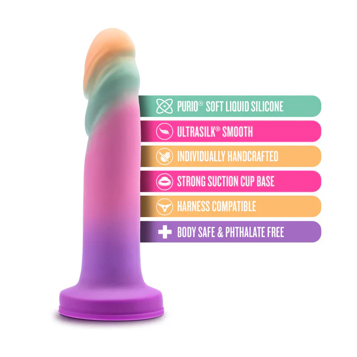 Avant Sunrise Gaze Handcrafted 7.5 Inch Dildo in Sherbert - Image 5