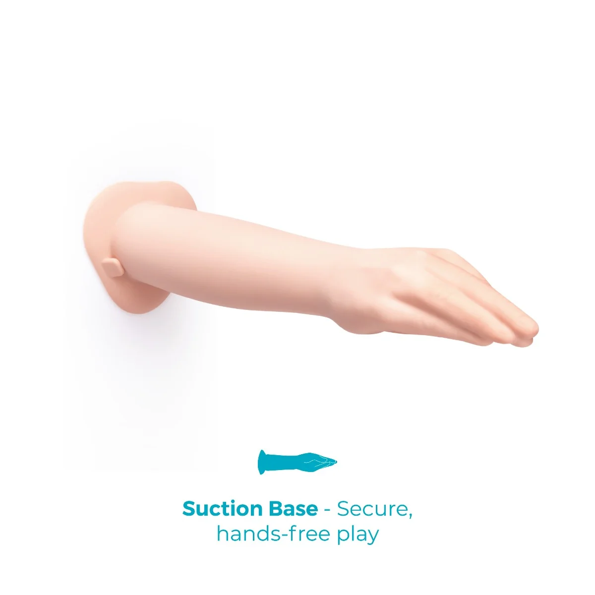 b-Vibe 16.5 Inch Silicone Hand Fisting Dildo with Suction Base - Image 5