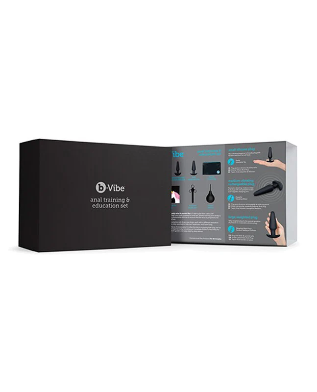 b-Vibe Anal Training & Education Set - Black - Image 5