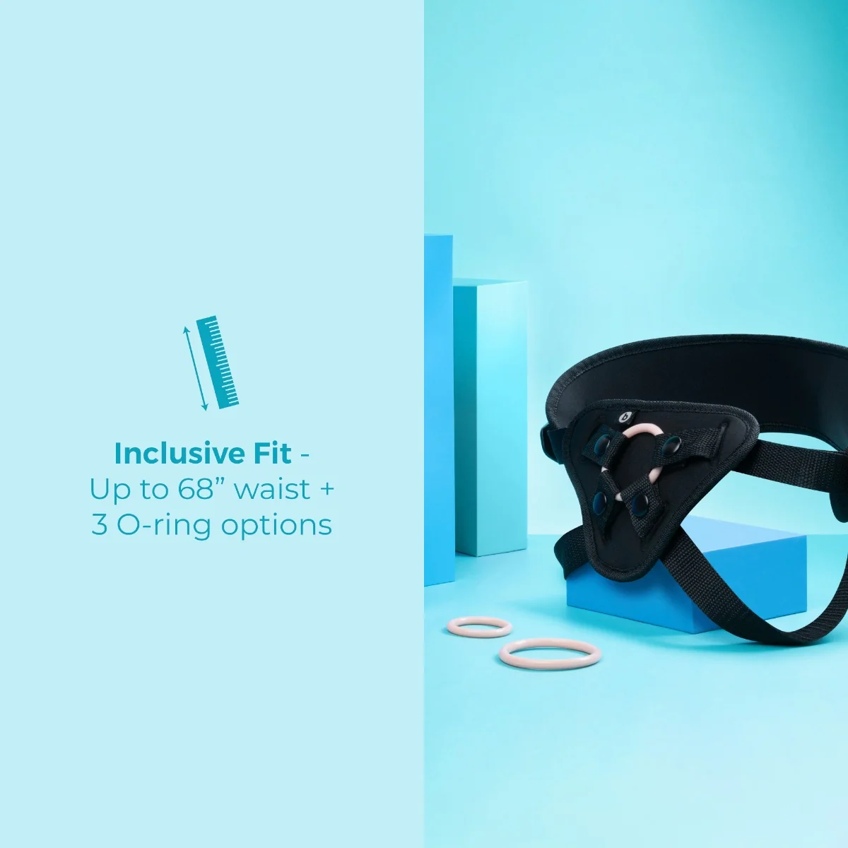 b-Vibe Every Body Vibrating Realistic Strap-On Kit - Image 6