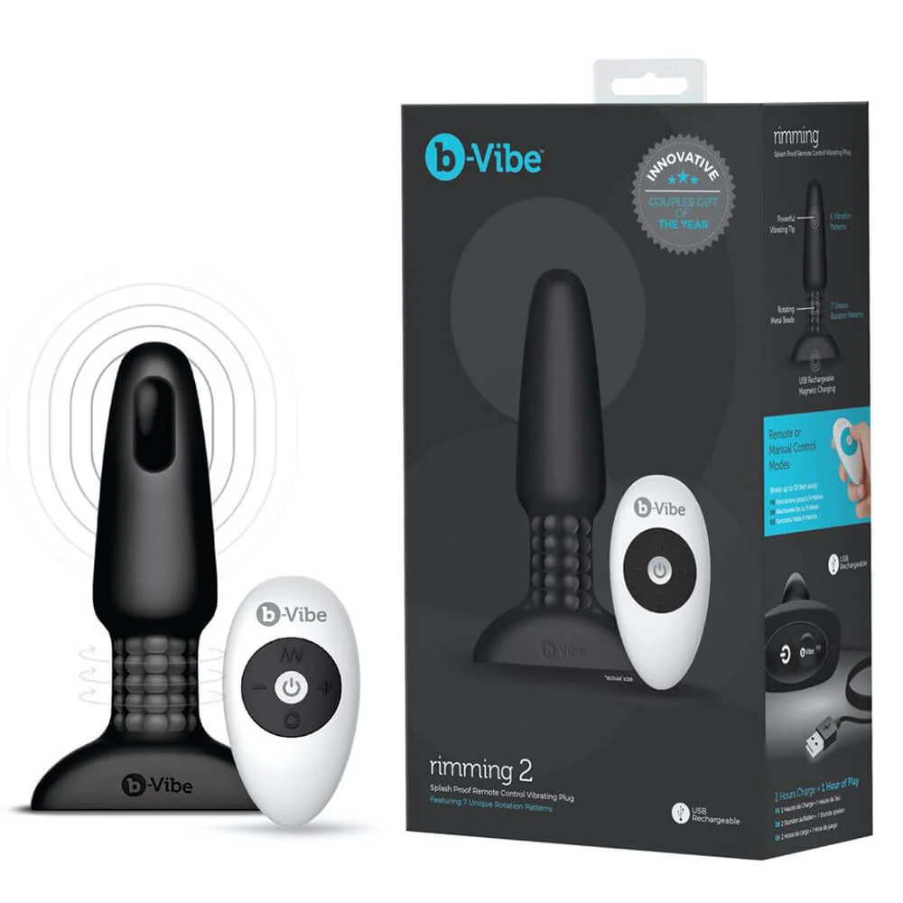 b-Vibe Rimming 2 - Black - Image 6