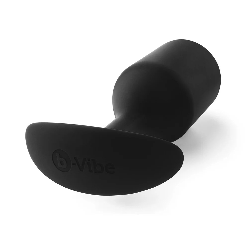 b-Vibe Snug Plug 5 Weighted - Black - Image 2
