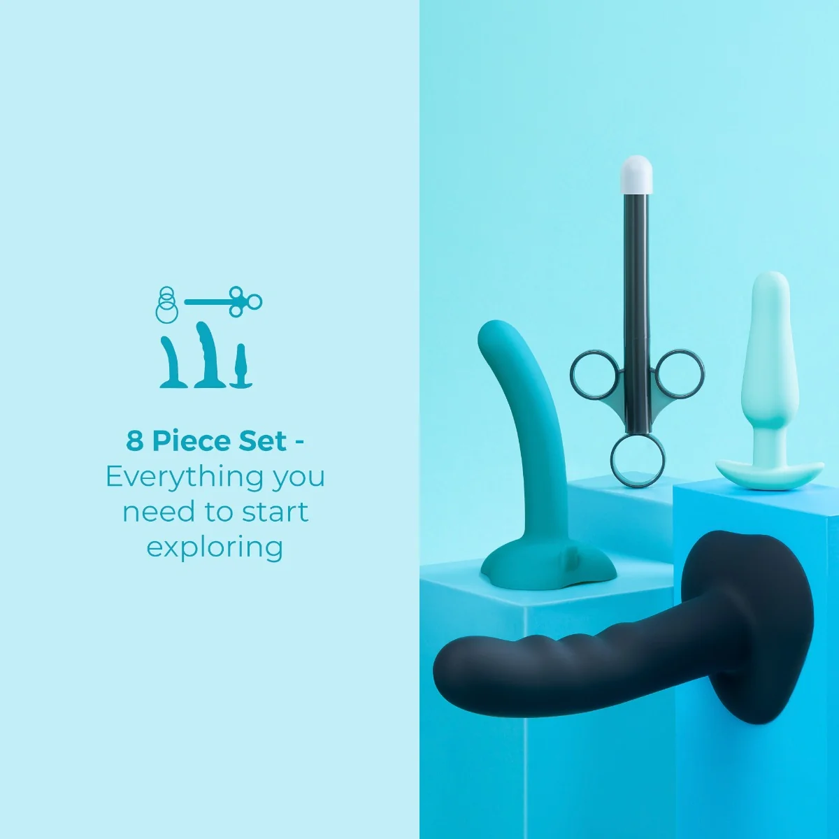 b-Vibe Strap-It-On Anal Training Kit - Image 3