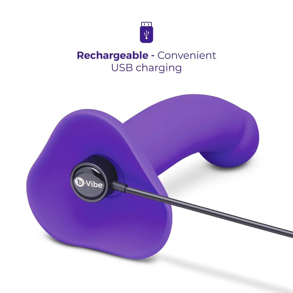 b-Vibe Vibrating Curved Strap-On Kit - Image 7