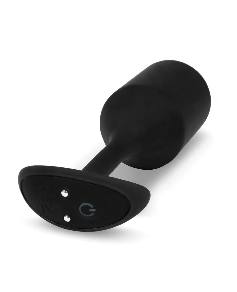 b-Vibe Vibrating Weighted Snug Plug XL - Black - Image 2