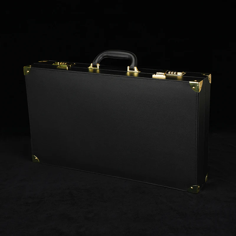 Black Leather Executive Case Bondage Set by Fetish Pleasure Play - Image 3