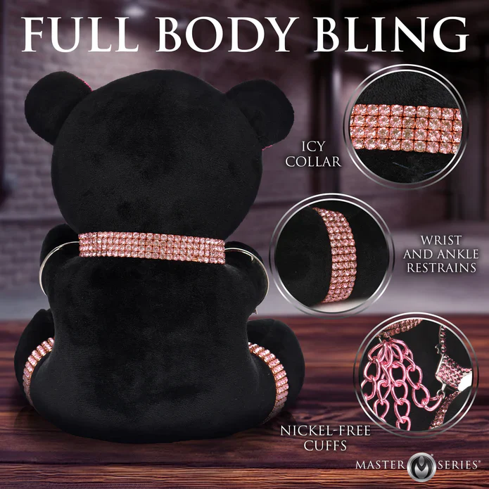Bling Bondage Bear Plush Teddy Bear - Image 2