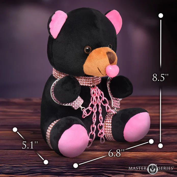 Bling Bondage Bear Plush Teddy Bear - Image 3