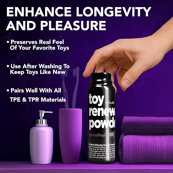 Blush Sex Toy Renewal Powder 3.4 oz - Image 5