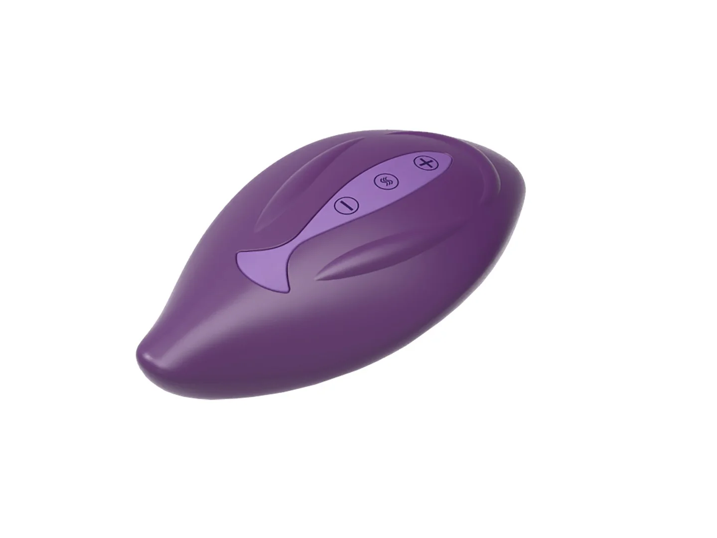 Bouncy Bliss Sit-On Vibrator with Remote - Purple - Image 4