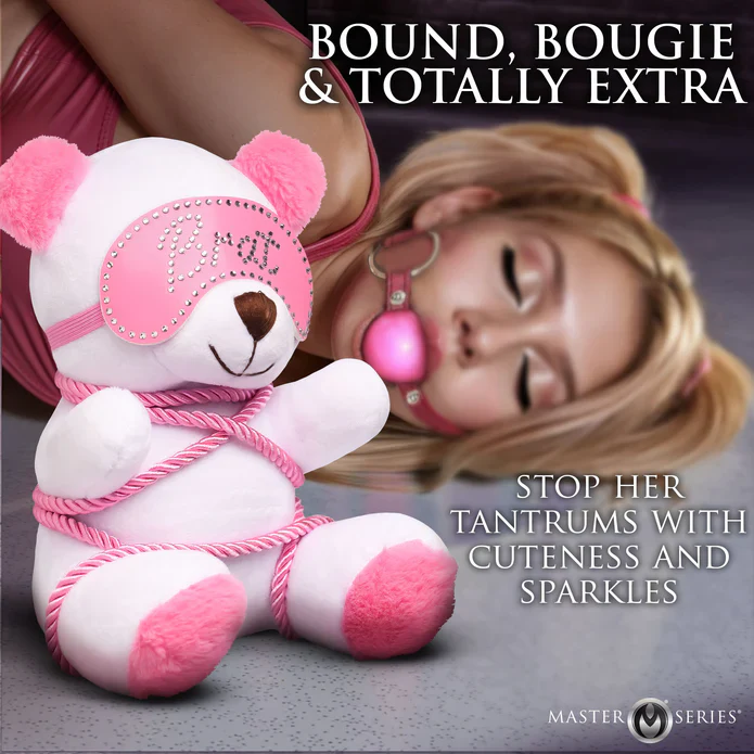 Brat Bondage Bear Plush Teddy Bear - Image 3