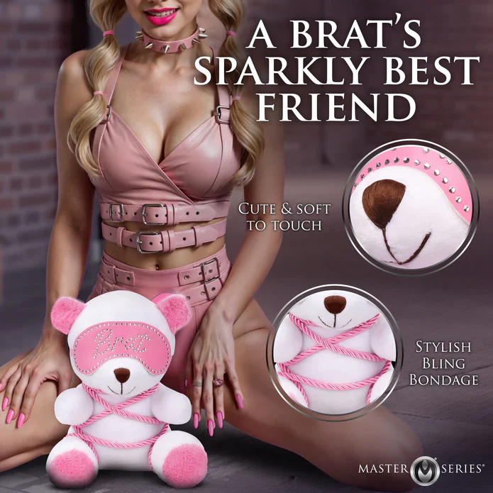 Brat Bondage Bear Plush Teddy Bear - Image 4