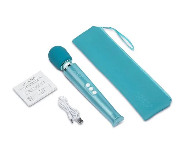 Le Wand Dive Fully Submersible Vibrating Massage Wand - Aqua - Image 3
