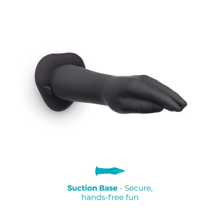 b-Vibe 10.5 Inch Vibrating Silicone Hand Fisting Dildo with Suction Base - Image 5