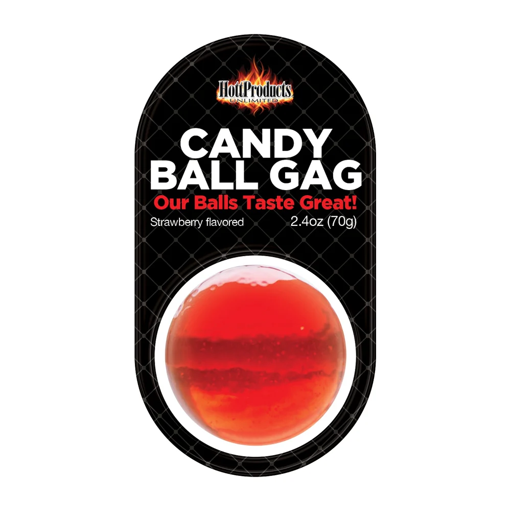 Candy Ball Gag - Strawberry - Image 3