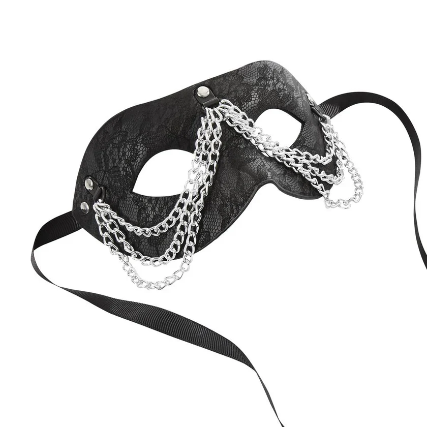 Chained Black Lace Mask by Sportsheets