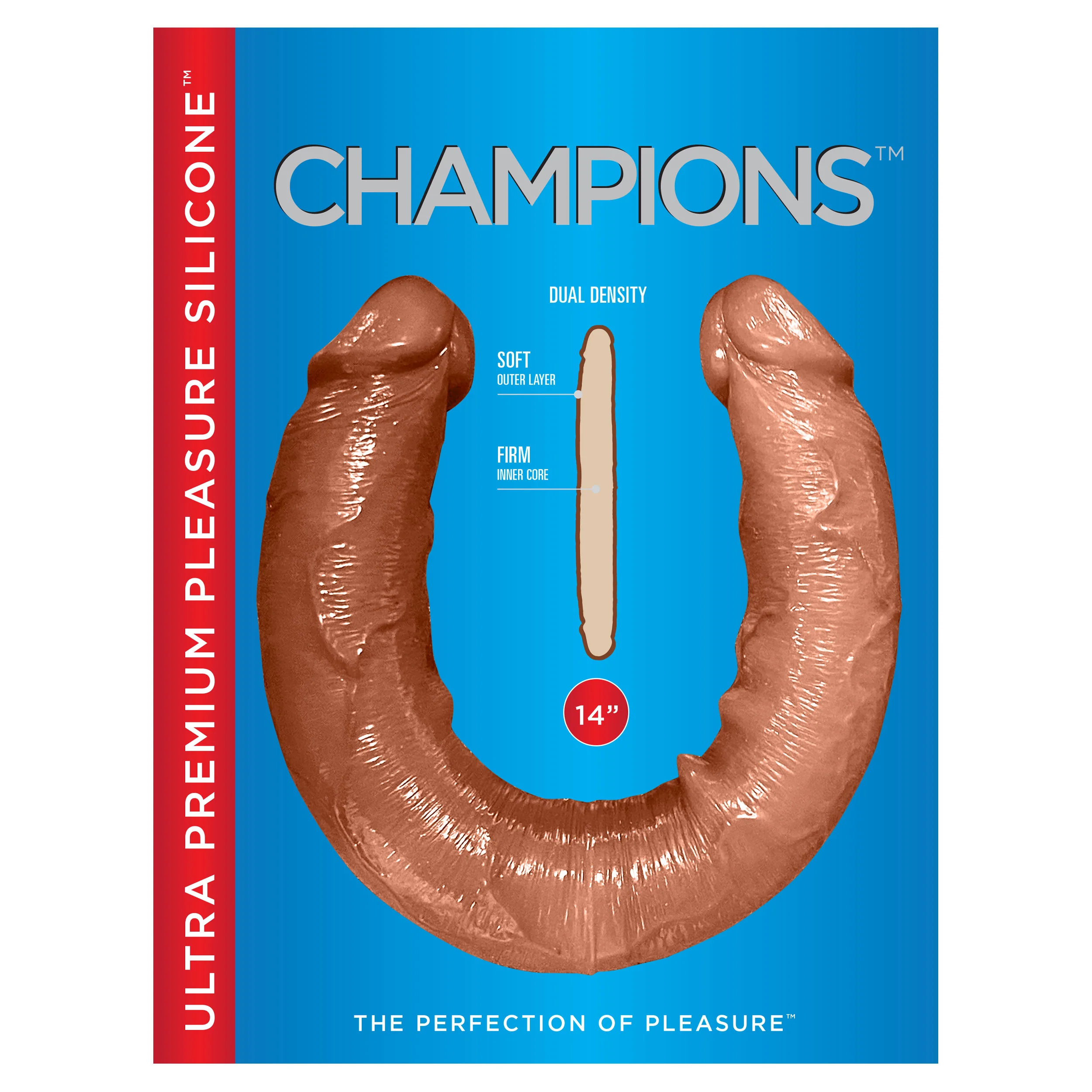 Champions Ultra-Premium Pleasure 14" Silicone Dildo - Image 2