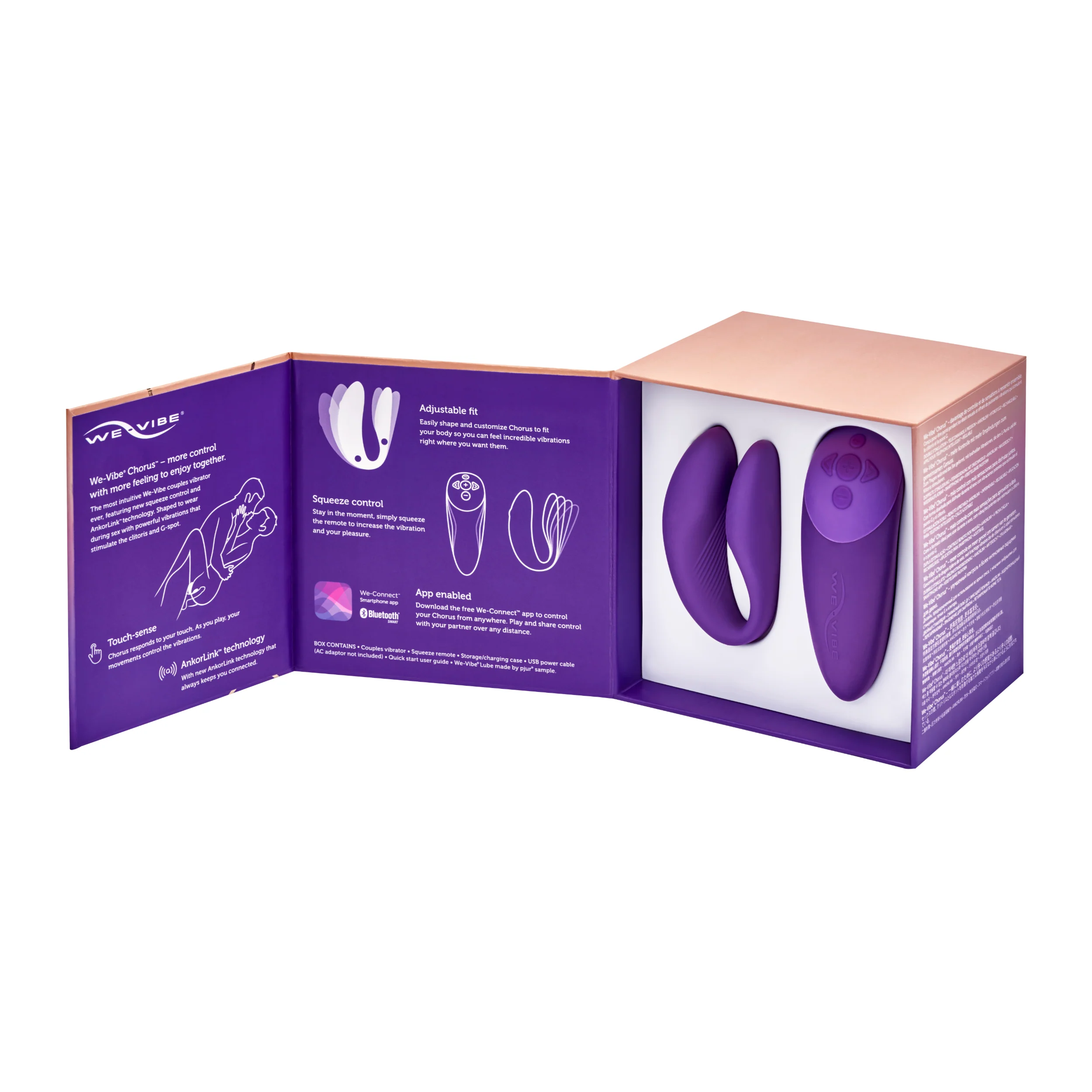 Chorus By We-Vibe Couples Vibrator in Purple - Image 8