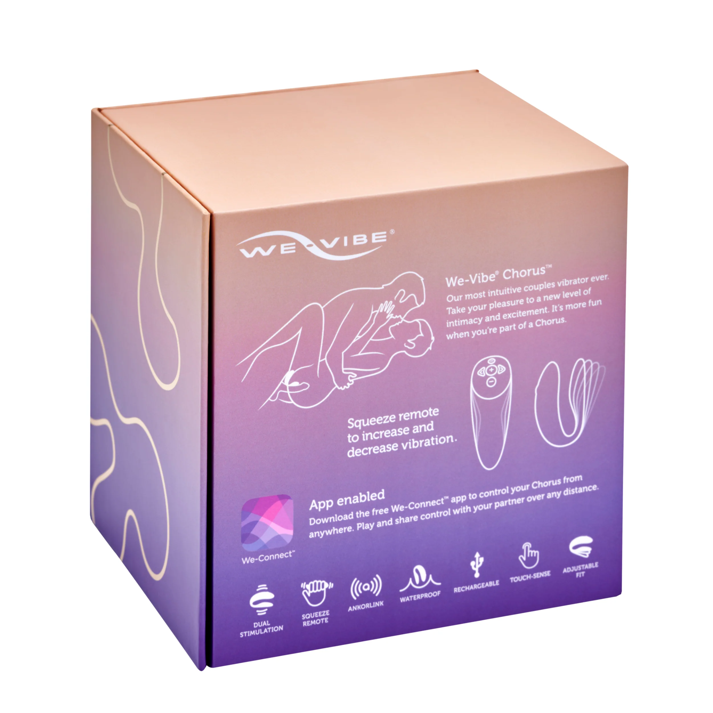 Chorus By We-Vibe Couples Vibrator in Purple - Image 9