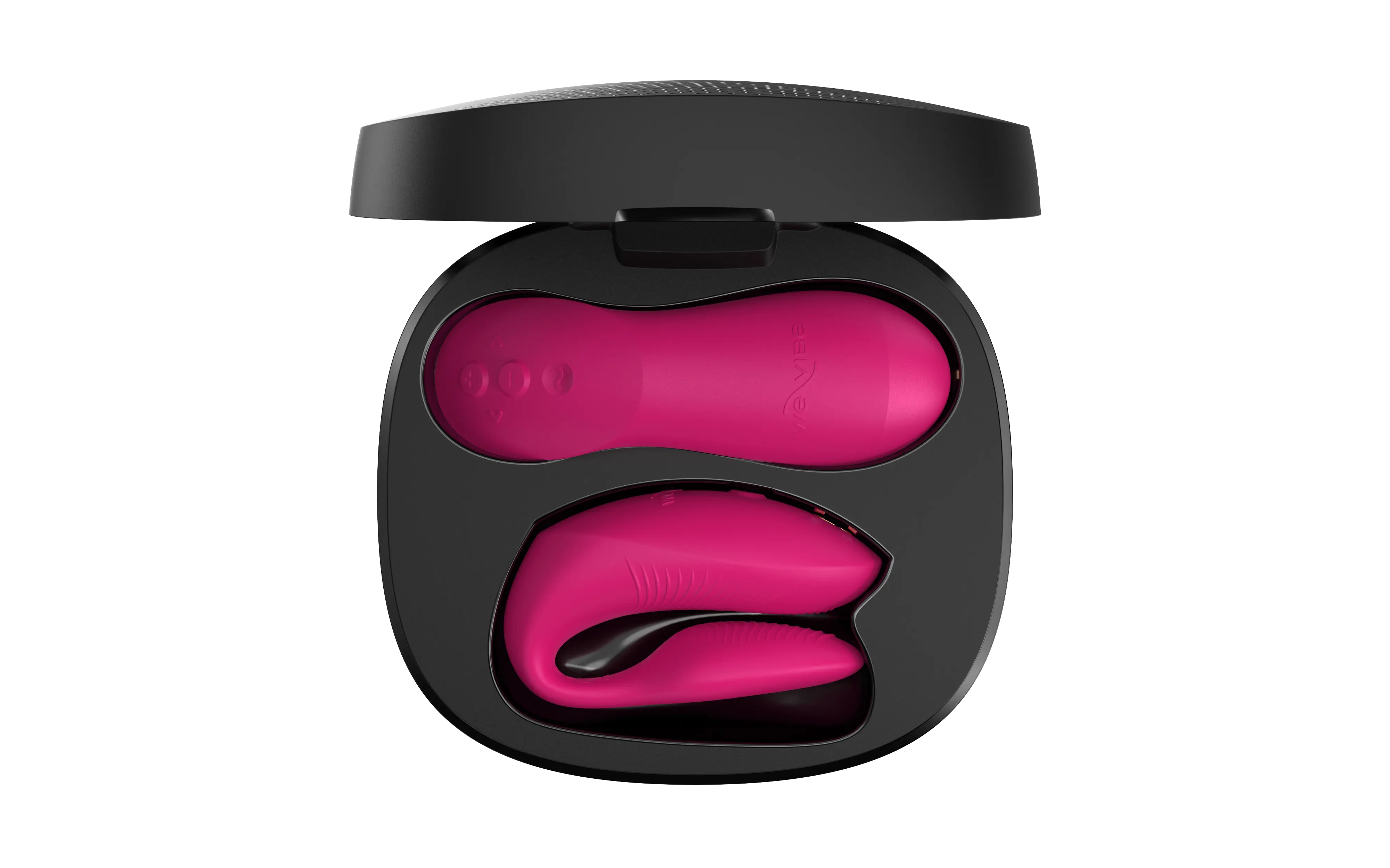 Chorus Pro Couples Vibrator by We-Vibe in Electric Pink - Image 12