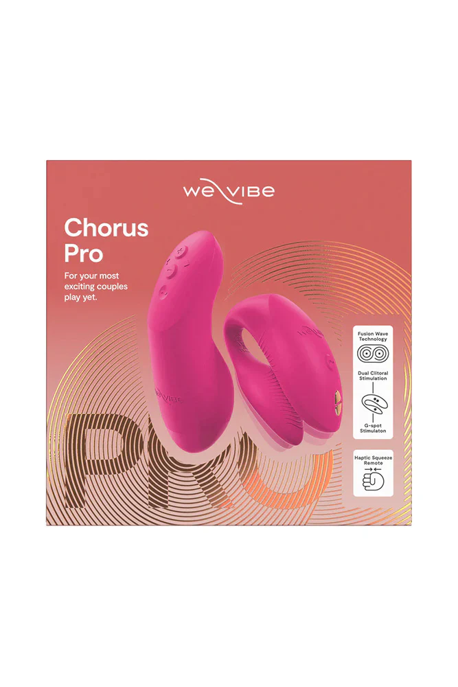 Chorus Pro Couples Vibrator by We-Vibe in Electric Pink - Image 20