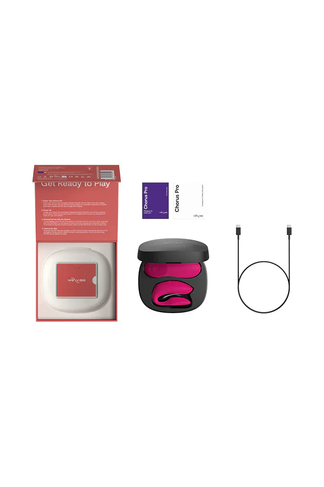 Chorus Pro Couples Vibrator by We-Vibe in Electric Pink - Image 22
