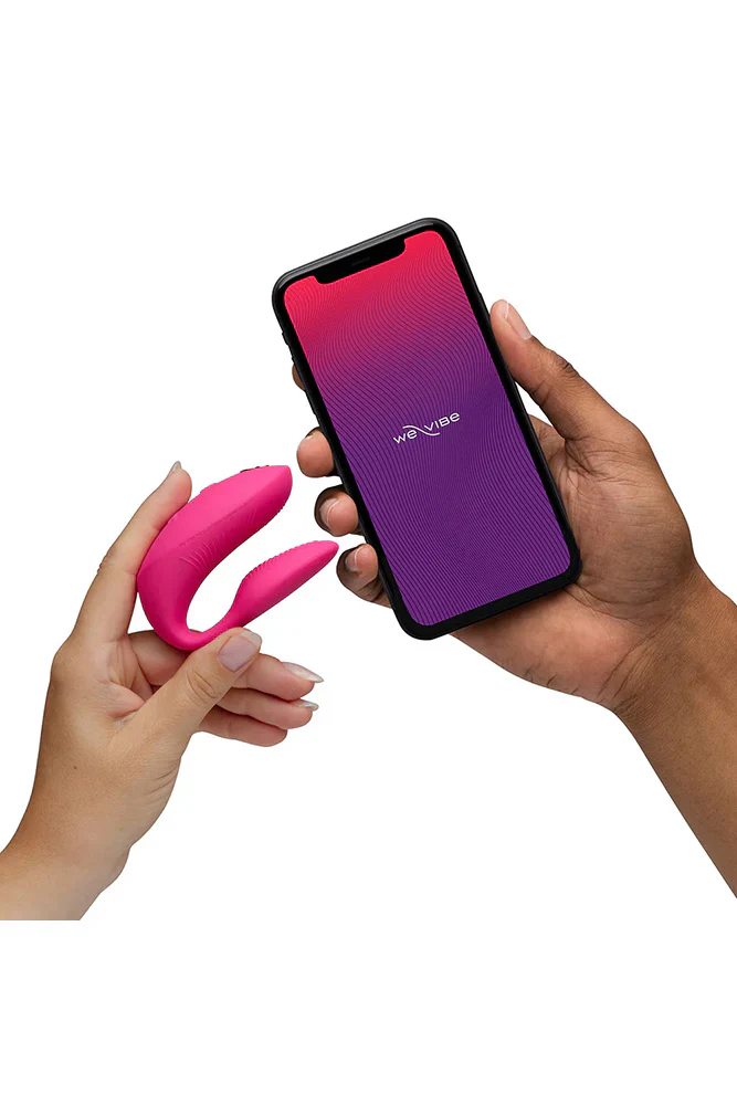 Chorus Pro Couples Vibrator by We-Vibe in Electric Pink - Image 5