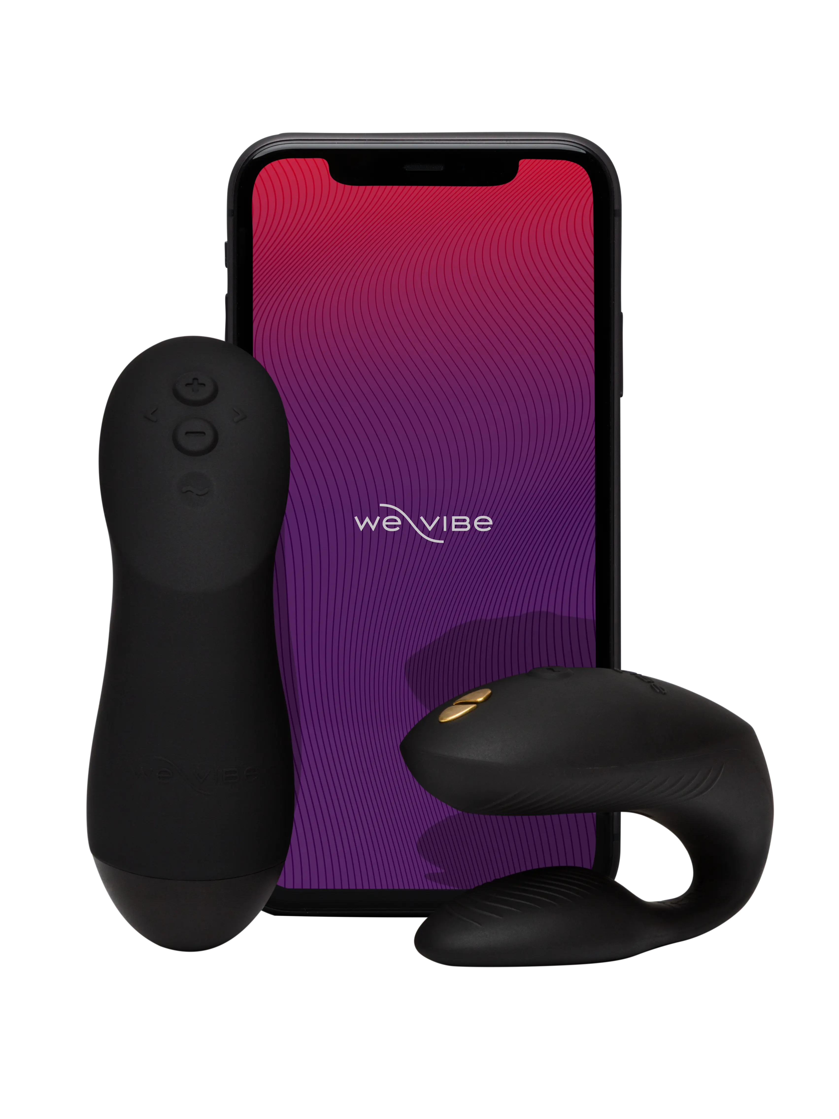 Chorus Pro Couples Vibrator by We-Vibe in Satin Black