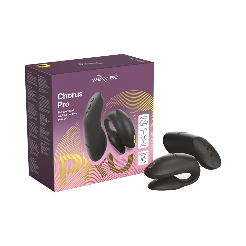 Chorus Pro Couples Vibrator by We-Vibe in Satin Black - Image 15