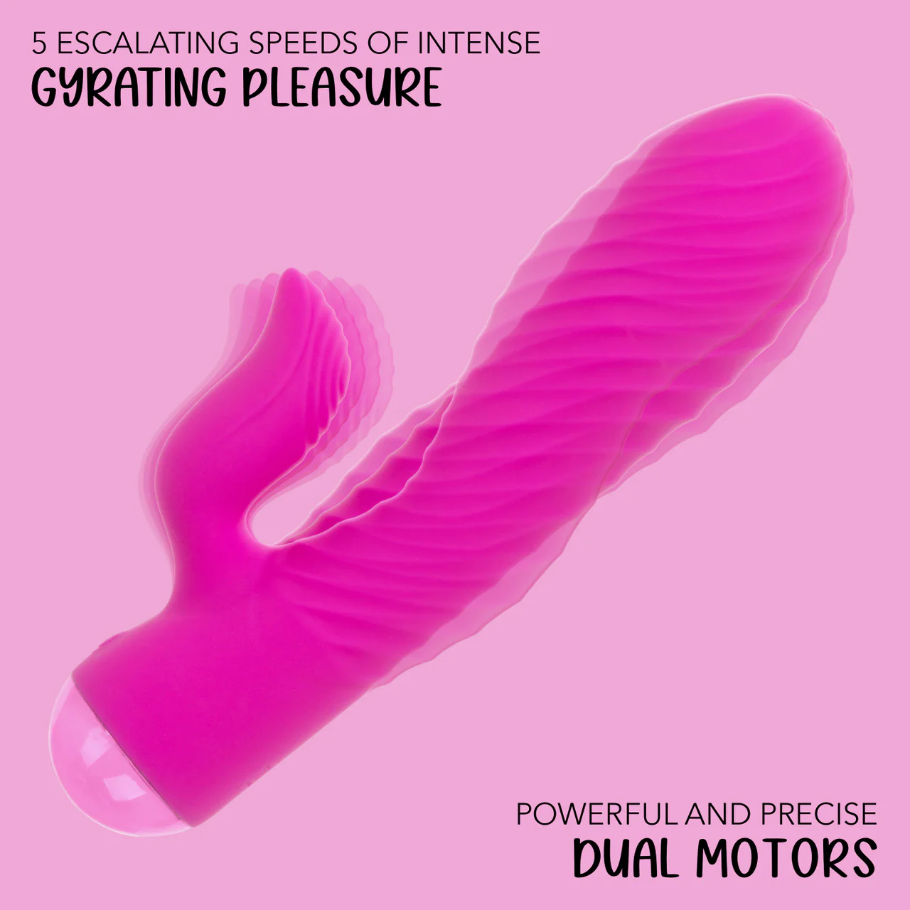 Thicc Chubby Gyrating Tickler in Pink - Image 4