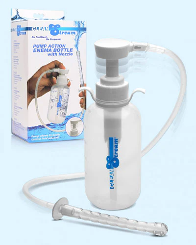 CleanStream Pump Action Enema Bottle with Nozzle - Image 2