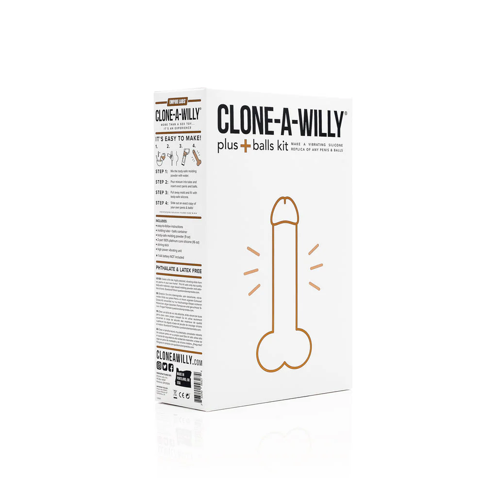 Clone-A-Willy + Balls Kit - Light Skin Tone - Image 3