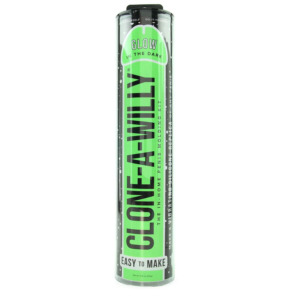 Clone-A-Willy Kit Glow in the Dark - Green - Image 4