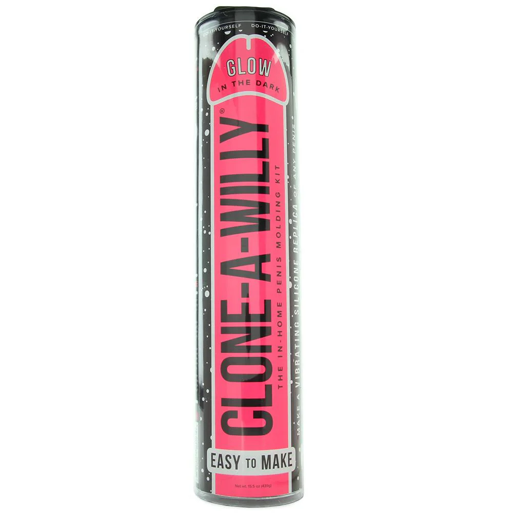 Clone-A-Willy Kit Glow in the Dark - Hot Pink - Image 4