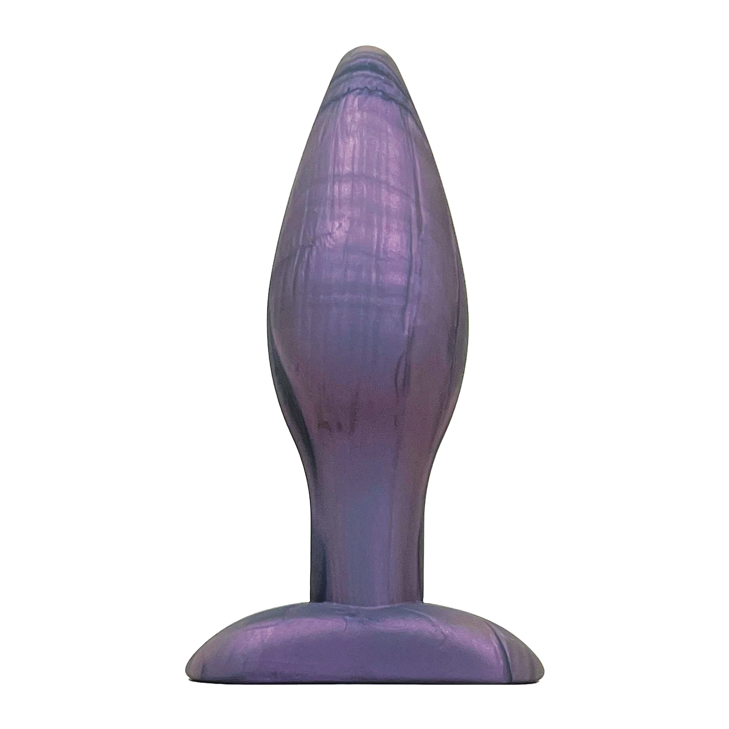 Colorfuls Shades of Silk Large Purple Butt Plug - Image 2